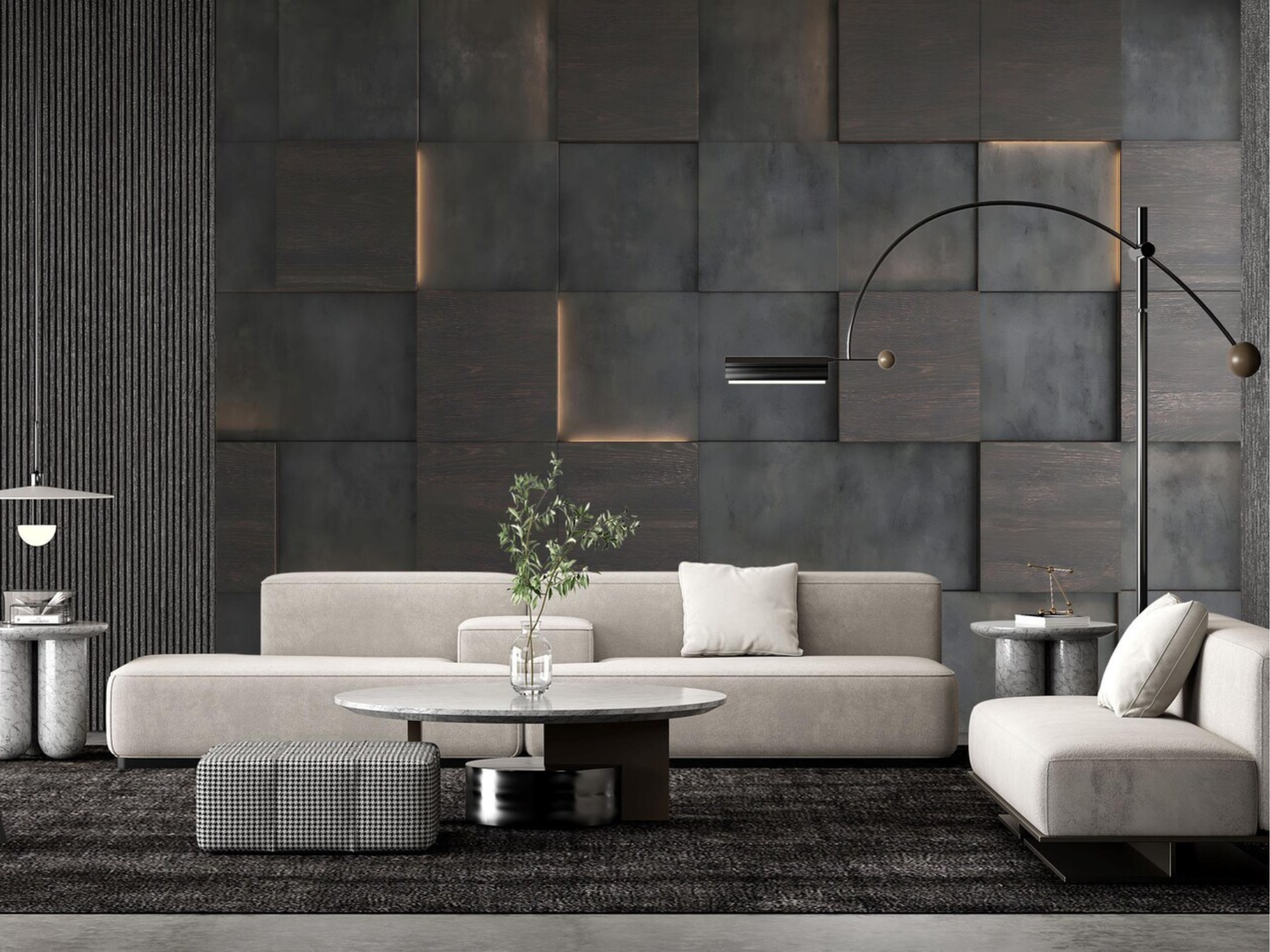 3D light panel moderní design